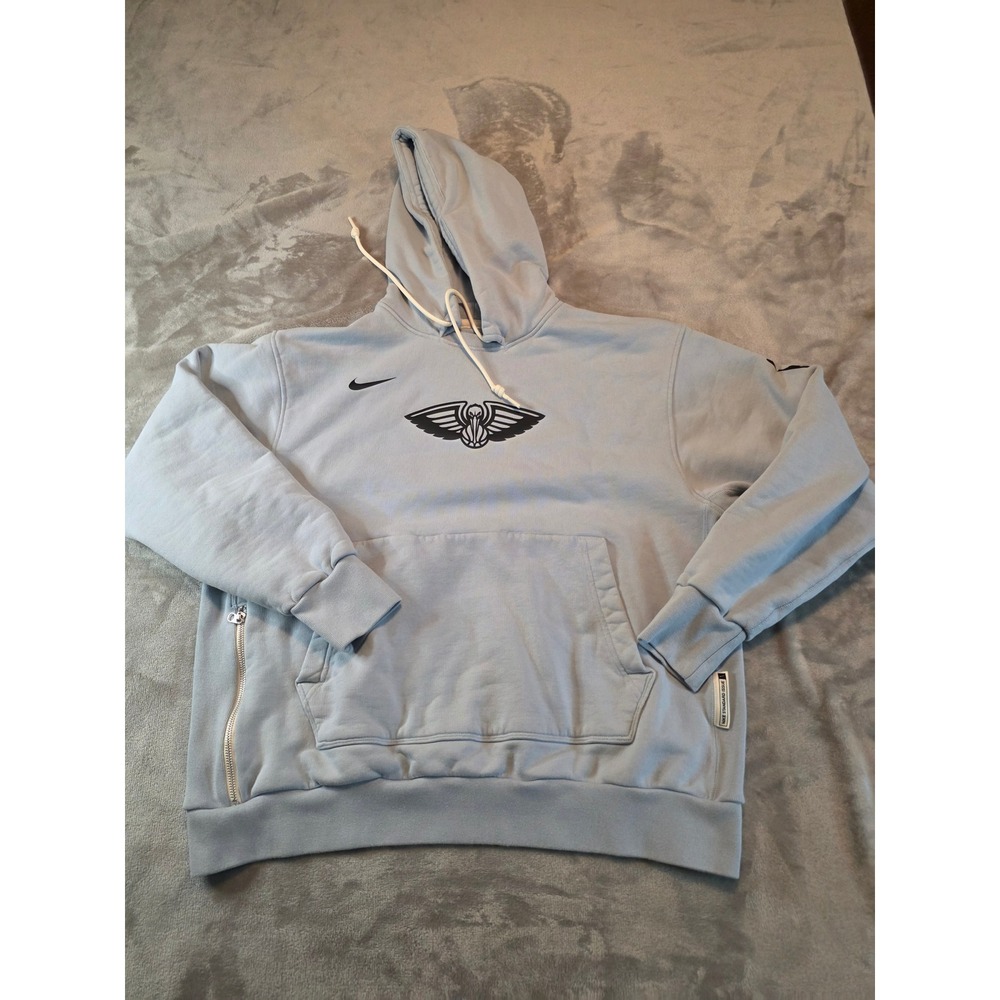 Nike Hoodie Mens XL Light Blue New Orleans Pelicans NBA Standard Issue Pullover